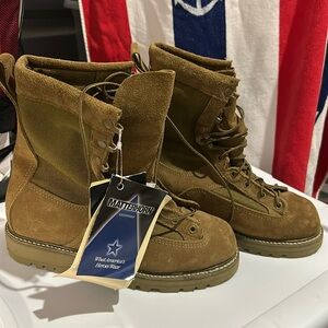 Military boots brand new w tags , water proof are made in the USA